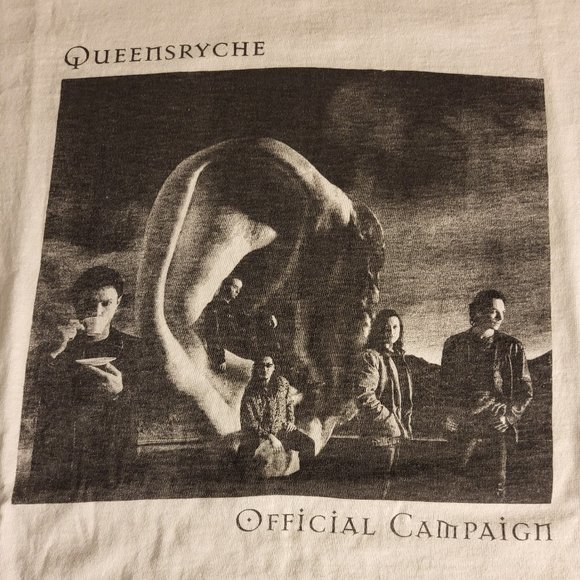 Vintage Queensryche 1997 "Hear in the Now Frontier" OFFICIAL CAMPAIGN T Shirt XL - Picture 2 of 5